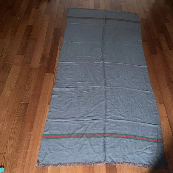 Fashion unisex grey red green oversized blanket scarf - Picture 12 of 16